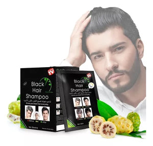 SHAMPOO TINTE CUBRE CANAS COLOR NEGRO